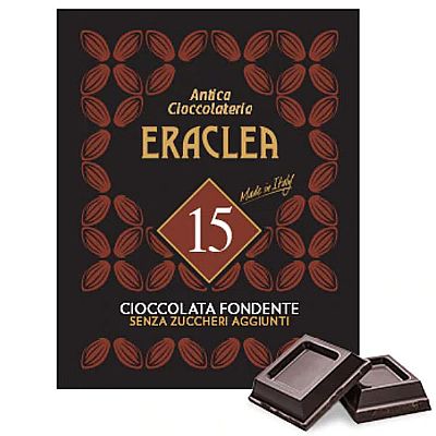 Eraclea Μαύρη Σοκολάτα Χωρίς Ζάχαρη No. 15 (15 Φακελάκια)