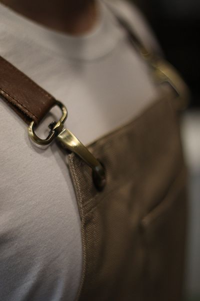 Ποδιά Μπεζ Καραβόπανο