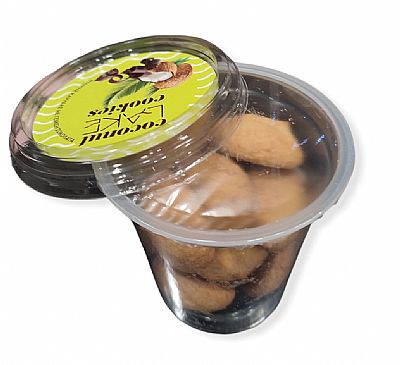 Coconut Cookies with Cocoa Filling