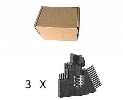 Cinoart PC3 Ανταλλακτικά Βουρτάκια (Σετ 3 τμχ)