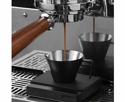 Belogia emc Δοσομετρικό Ποτήρι Μαύρο Espresso 100ml