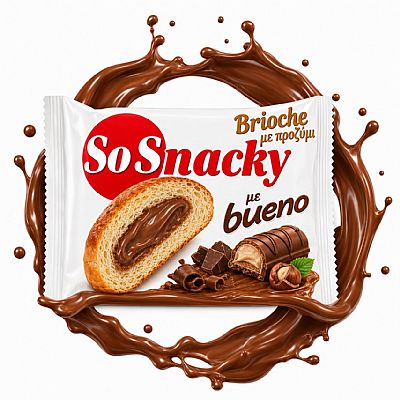 SoSNACKY με γεύση Bueno (10 τεμάχια)