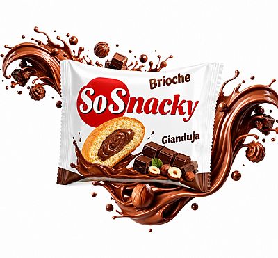 SoSNACKY με γεύση Σοκολάτα (10 τεμάχια)